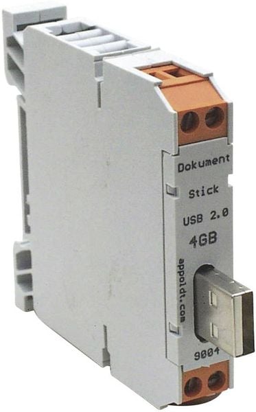 Produktbild: Appoldt USB-Stick f&uuml;r Hutschiene 1 St. USB2.0-8GB-A IP54