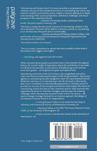 Produktbild: Volunteering and Society in the 21st Century