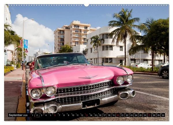 Produktbild: Miami und Florida (hochwertiger Premium Wandkalender 2026 DIN A2 quer), Kunstdruck in Hochglanz