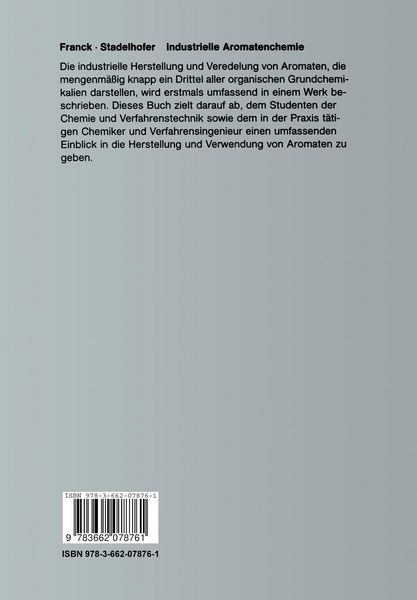 Produktbild: Industrielle Aromatenchemie