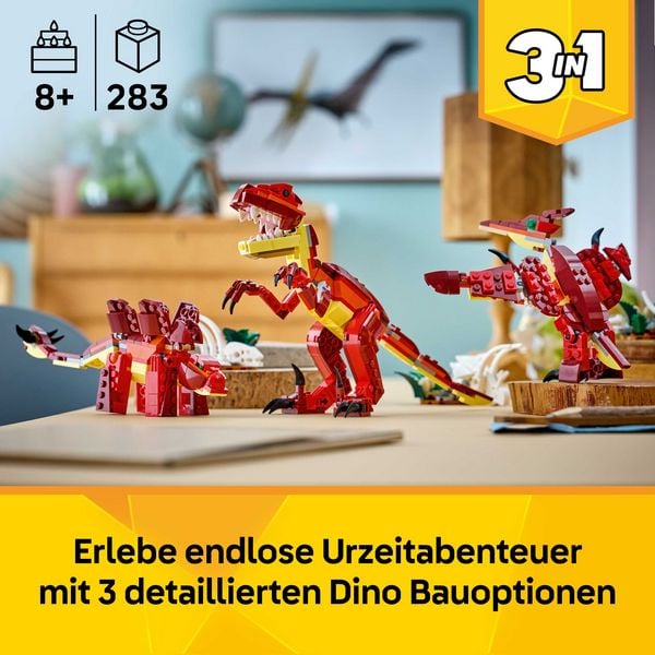 Produktbild: LEGO Creator 3-in-1-Set 31379 Wilder Dinosaurier, Geschenke f&uuml;r Kinder