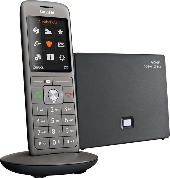 Gigaset CL690A SCB Schnurloses Telefon VoIP Farbdisplay Anthrazit
