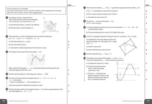 Produktbild: Leckie Higher Maths for Sqa and Beyond - Practice Workbook