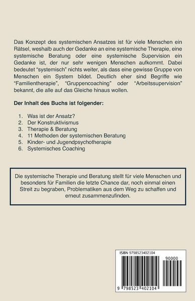 Produktbild: Systemische Beratung & Systemische Therapie