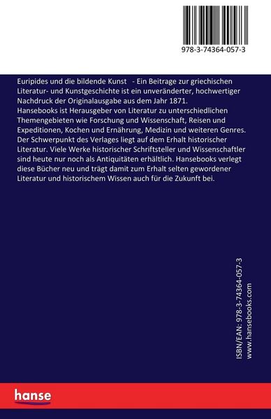 Produktbild: Euripides und die bildende Kunst