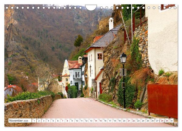 Produktbild: Melk und D&uuml;rnstein, zwei malerische St&auml;dtchen in der Wachau (Wandkalender 2026 DIN A4 quer), CALVENDO Monatskalender