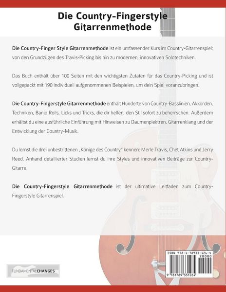 Produktbild: Die Country-Fingerstyle Gitarrenmethode