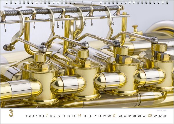 Produktbild: Blech-Instrumente &ndash; Musik-Kalender 2027, DIN A3