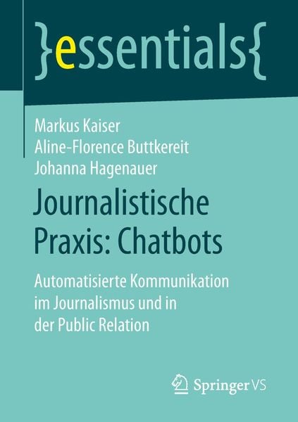 Produktbild: Journalistische Praxis: Chatbots