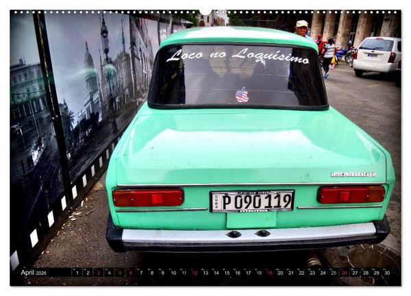 Produktbild: AUTO-LEGENDE MOSKWITSCH (hochwertiger Premium Wandkalender 2026 DIN A2 quer), Kunstdruck in Hochglanz