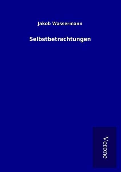 Produktbild: Selbstbetrachtungen