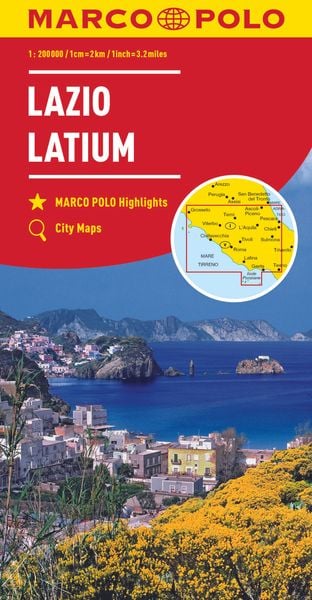 Produktbild: MARCO POLO Karte Italien 09. Latium 1:200 000