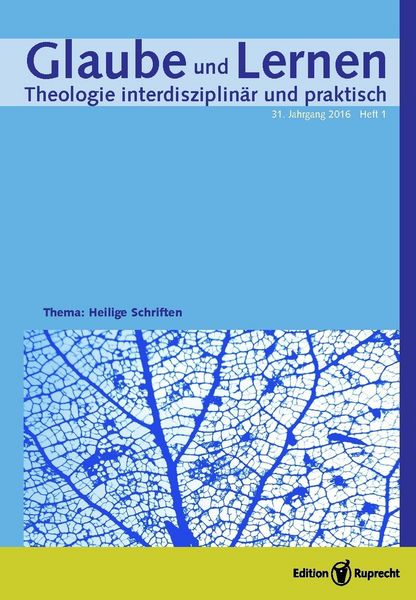 Produktbild: Glaube und Lernen 1/2016 Themenheft: Heilige Schriften
