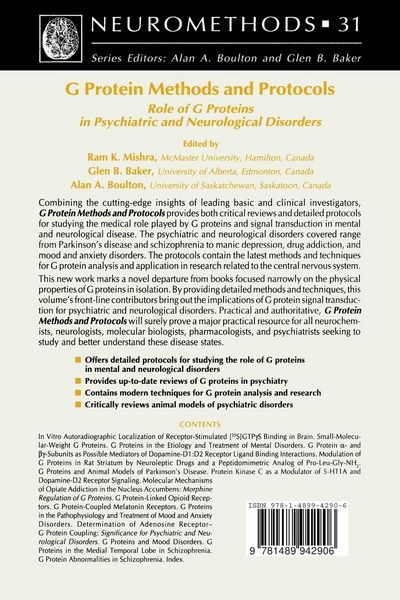 Produktbild: G Protein Methods and Protocols