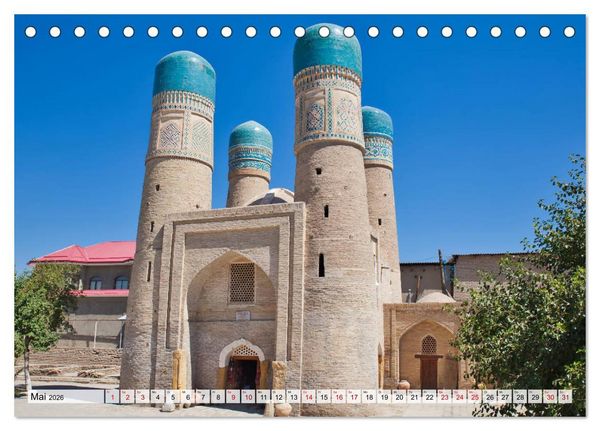 Produktbild: Usbekistan Mythos Seidenstra&szlig;e hautnah (Tischkalender 2026 DIN A5 quer), CALVENDO Monatskalender