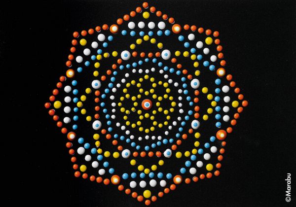 Produktbild: Marabu Dot Pen Set Mandala 4x25ml