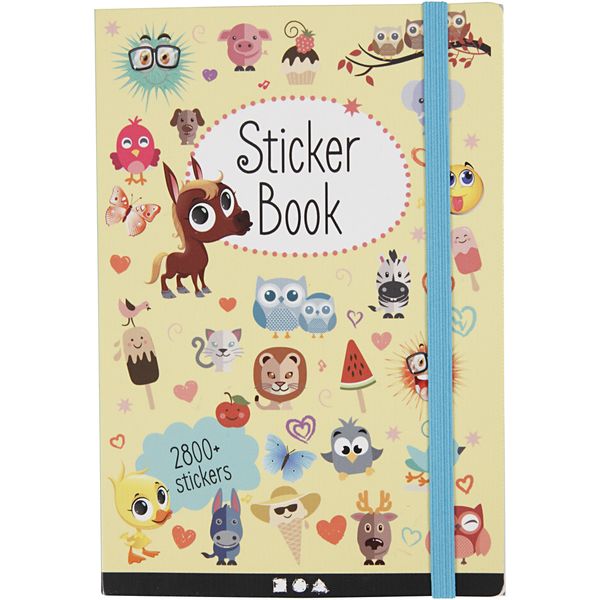 Produktbild: Creativ Company Sticker-Buch, Gr&ouml;&szlig;e 11,5x17 cm, 1 Stk