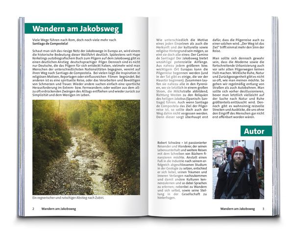 Produktbild: KOMPASS Wanderf&uuml;hrer Jakobsweg Spanien, Camino Franc&eacute;s. Von den Pyren&auml;en nach Santiago de Compostela und Fisterra, 46 Etappen mit Extra-Tourenkarte