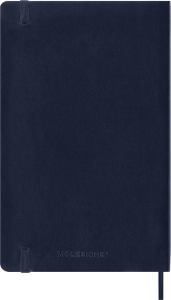 Produktbild: Moleskine 18 Monate Wochen Notizkalender 2026/2027, Large/A5, 1 Wo = 1 Seite, rechts linierte Seite, Weicher Einband, Saphir