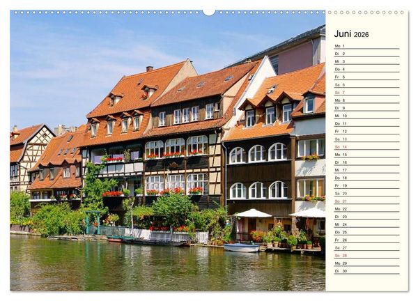 Produktbild: Bamberg und Fr&auml;nkische Schweiz (Wandkalender 2026 DIN A2 quer), CALVENDO Monatskalender