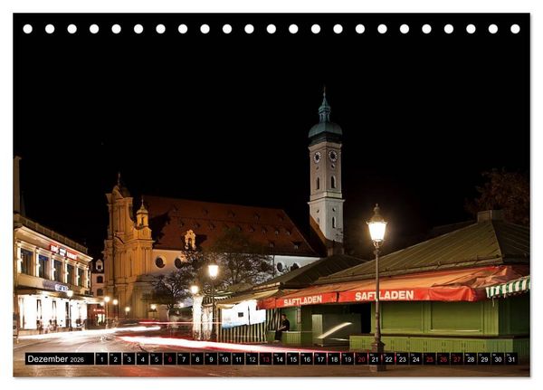 Produktbild: M&uuml;nchen - Die Sch&ouml;ne (Tischkalender 2026 DIN A5 quer), CALVENDO Monatskalender