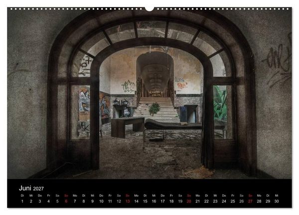 Produktbild: Geheimnisvolle Orte - Lost Places (Wandkalender 2027 DIN A2 quer), CALVENDO Monatskalender