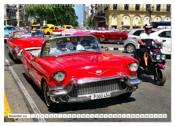 Produktbild: Auto Legenden CADILLAC (hochwertiger Premium Wandkalender 2026 DIN A2 quer), Kunstdruck in Hochglanz