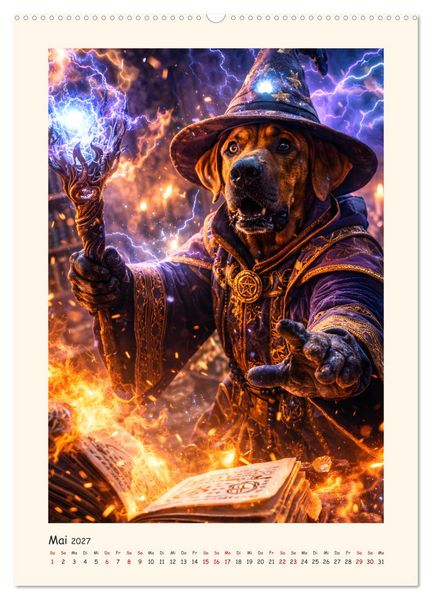 Produktbild: Rhodesian Ridgeback - Ein Hund mit vielen Talenten (hochwertiger Premium Wandkalender 2027 DIN A2 hoch), Kunstdruck in Hochglanz