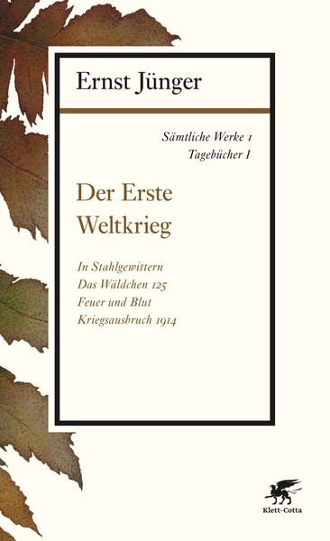 Sämtliche Werke - Band 1, Taschenbuch von Ernst Jünger, Klett Cotta, 978-3-608-96301-4