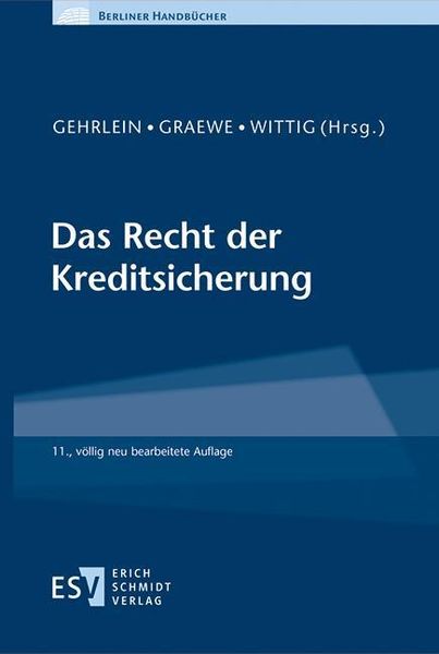 Produktbild: Das Recht der Kreditsicherung