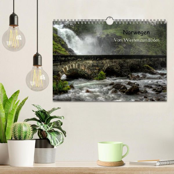 Produktbild: Norwegen - Vom Westen zum S&uuml;den (Wandkalender 2026 DIN A4 quer), CALVENDO Monatskalender
