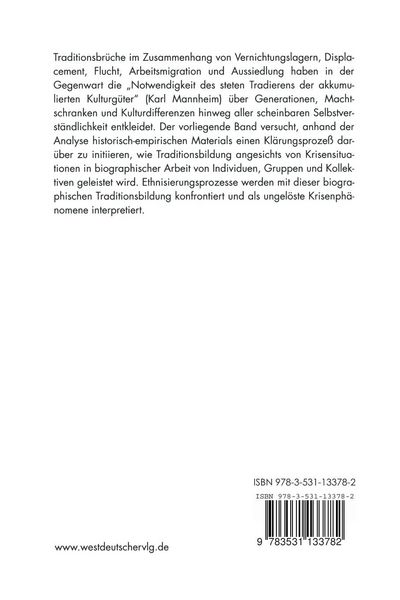 Produktbild: Migration und Traditionsbildung