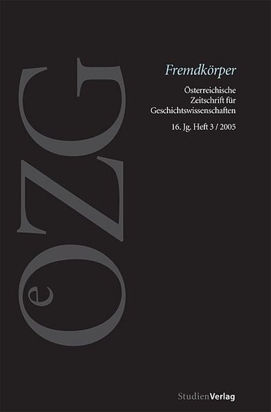 Produktbild: &Ouml;sterreichische Zeitschrift f&uuml;r Geschichtswissenschaften 3/05