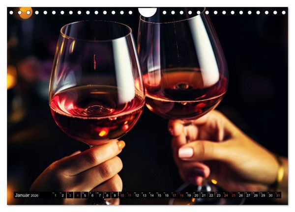 Produktbild: Rebensaft - Weingenuss (Wandkalender 2026 DIN A4 quer), CALVENDO Monatskalender