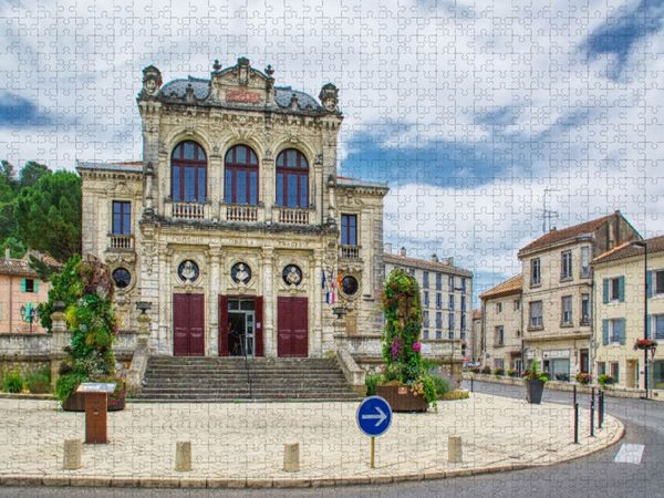 Produktbild: CALVENDO Puzzle Stadttheater | 1000 Teile Lege-Gr&ouml;&szlig;e 64x48cm Foto-Puzzle f&uuml;r gl&uuml;ckliche Stunden