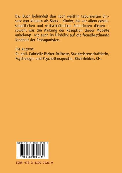 Produktbild: Vom Medienkind zum Kinderstar