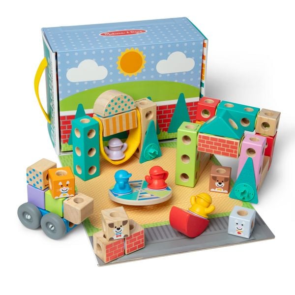 Melissa & Doug Blockables Stadt Bauset
