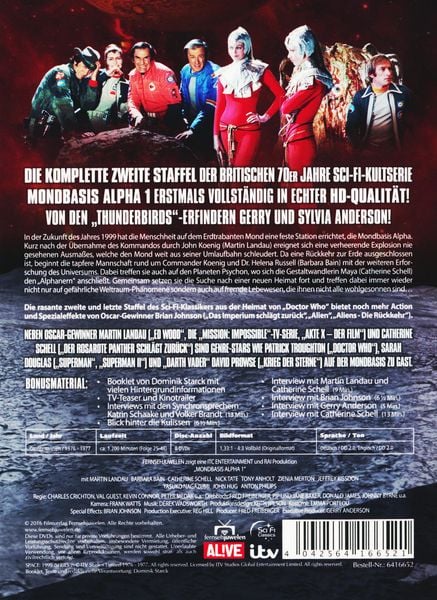 Produktbild: Mondbasis Alpha 1 - Staffel 2/Extended Version [8 DVDs]