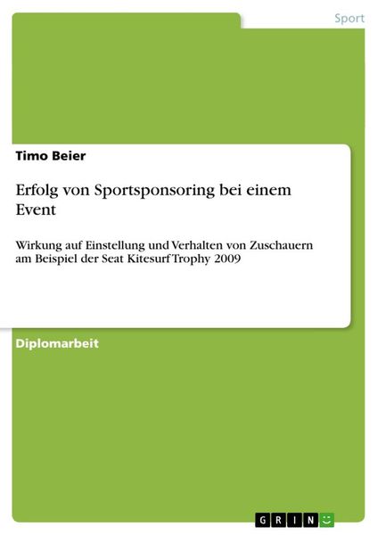 Produktbild: Erfolg von Sportsponsoring bei einem Event