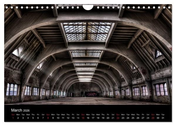 Produktbild: Lost Places - Beauty of decay (Wall Calendar 2026 DIN A4 landscape), CALVENDO 12 Month Wall Calendar