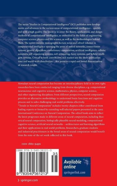 Produktbild: Trends in Neural Computation