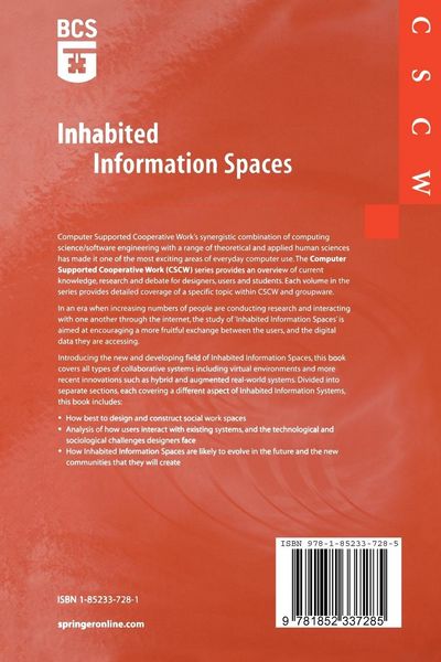 Produktbild: Inhabited Information Spaces
