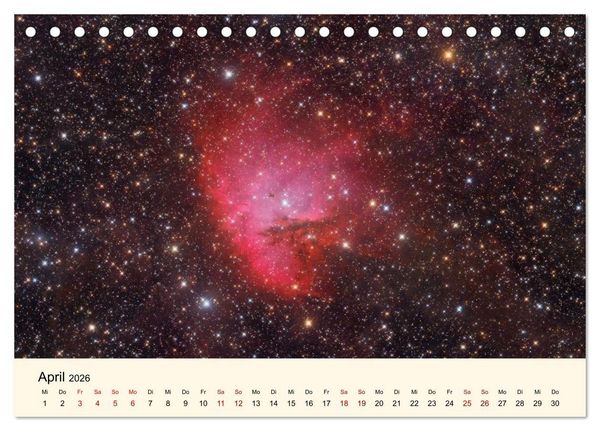 Produktbild: Distant Luminosity: Eine fotografische Reise durch das Universum (Tischkalender 2026 DIN A5 quer), CALVENDO Monatskalender