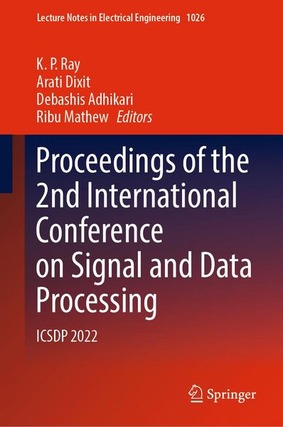 Produktbild: Proceedings of the 2nd International Conference on Signal and Data Processing