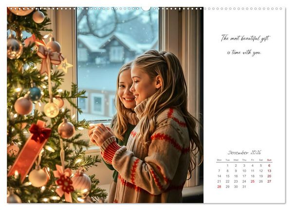 Produktbild: Shining brighter together - My heart, my sister, my home (Wall Calendar 2026 DIN A2 landscape), CALVENDO 12 Month Wall Calendar