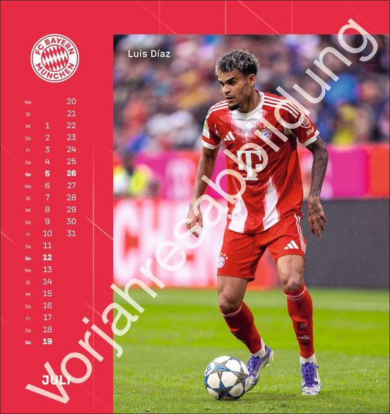 Produktbild: FC Bayern M&uuml;nchen Postkartenkalender 2027