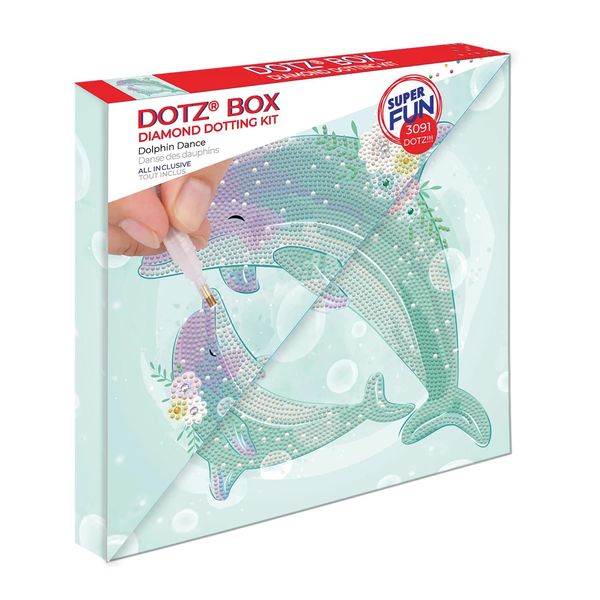Produktbild: DIAMOND DOTZ - Diamond Painting Tanzende Delfine