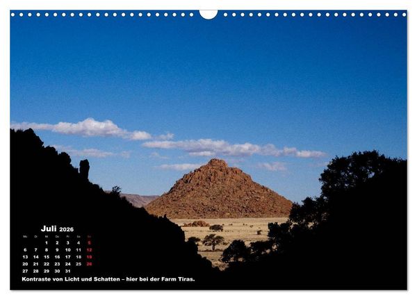 Produktbild: Namibia mal anders (Wandkalender 2026 DIN A3 quer), CALVENDO Monatskalender