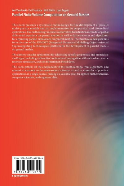 Produktbild: Parallel Finite Volume Computation on General Meshes