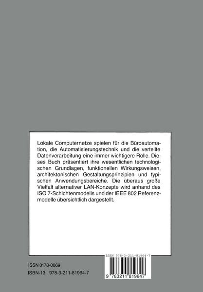 Produktbild: Lokale Computernetze &mdash; LAN